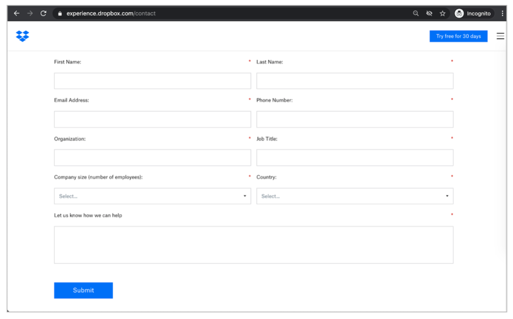 Wrong KPI Signup Flow